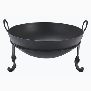 เตาไฟเหล็กกลางแจ้งแบบเรียบง่ายพร้อมขาตั้ง, ชามไฟกลางแจ้ง, เตาไฟเหล็กสำหรับลานบ้าน, สนามหลังบ้าน และสวน - Product Image 2