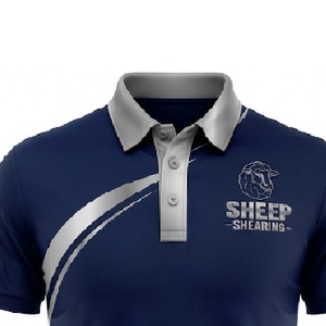 Camisa Polo Personalizada para Esquila de Ovejas, Cola Larga, Sublimada, Transpirable, de Secado Rápido, Ropa de Trabajo Duradera, Logotipo Personalizado, OEM, ODM - Product Image 5