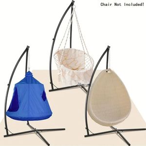 Resistente a forma di C in acciaio solido amaca sedia Stand 330 lb capacità gancio con fibbia a molla per interni/esterni Patio ponte casa sull'albero - Product Image 3