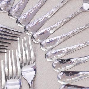 ชุดช้อนส้อมสแตนเลสลายดอกไม้ 29 ชิ้น เกรดอาหาร ดีไซน์หรูหรา ทันสมัย - Product Image 2