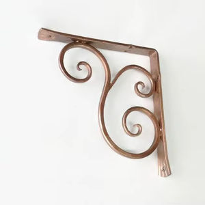 Luxury Decor Iron Shelf Bracket Suitable For High End Interiors Designer Spaces And Premium Wall Mounted <b>Shelving</b> - Product Image 1