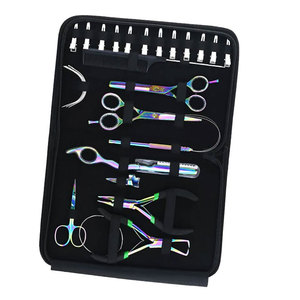 Kit Profesional de Herramientas para Extensiones de Cabello para Estilistas: Alicates de Microperlas, Herramienta de Enhebrado de Bucles, Tijeras de Entresacar, Pinzas de Seccionamiento - Product Image 2
