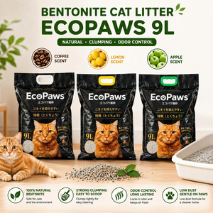 Premium OEM Bentonite <b>Cat</b> <b>Litter</b> 9L | Natural Clay Formula with Superior Absorption for Global Wholesale - Product Image 1