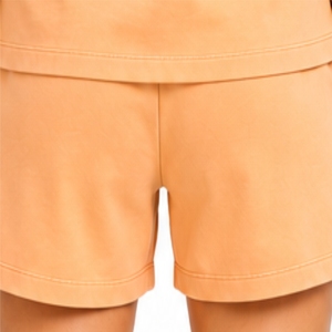 Ensemble T-shirt à manches courtes et short pour femme, en coton respirant, imprimé lettres, coupe ample, short assorti, T-shirt personnalisé - Product Image 6