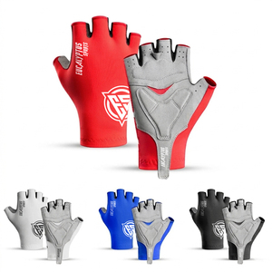 Unisex Summer Racing <b>Gloves</b> Gel Pad Fingerless Breathable Ice Silk Cycling <b>Glove</b> for Outdoor Sports MTB BMX Mountain Bike - Product Image 5