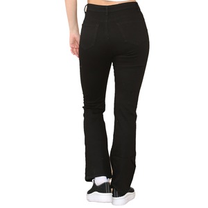 Pantalon en jean large pour femme, mignon, uni, confortable, amincissant, en coton, style streetwear, respirant, séchage rapide, imperméable, lavable, élastique - Product Image 2