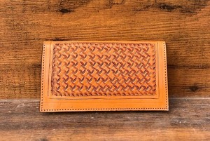 ผู้ขายที่ดีที่สุดทําด้วยมือคาวเกิร์ลของแท้หนังดอกไม้มือToolledกระเป๋าสตางค์ผู้หญิงตะวันตกมือแกะสลักล่าสุดผู้หญิงหรูหรากระเป๋าสตางค์ - Product Image 4