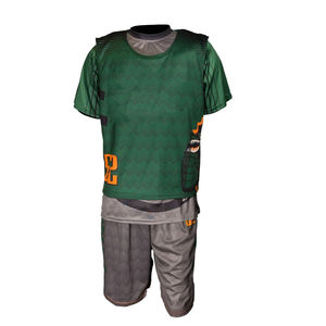 Uniformes de lacrosse personnalisables de haute qualité pour adultes, maillots et shorts réversibles imprimés par sublimation, séchage rapide, 100% polyester, pour équipe - Product Image 2