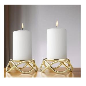 Portavelas para Navidad y Bodas, Diseño Moderno, Portavelas de Metal, Diseño Único - Product Image 1