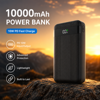 10000mah Hafif Taşınabilir Şarj Cihazı 10000 Mah Powerbank Özel Logo Fabrika Toptan Satış Seyahat Promosyonları İçin Hızlı Şarj