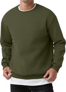 Sweat-shirt pour homme haute performance, personnalisé, 100% coton, motif uni, lavage à l'acide, anti-rétrécissement, col rond, grande taille - Product Image 4