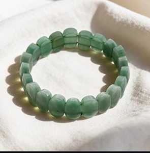 Natural Green Aventurine <b>Crystal</b> <b>Bracelet</b> Green Aventurine Healing <b>Crystal</b> <b>Bracelet</b> Green Aventurine Gemstone <b>Bead</b> <b>Bracelet</b> Natu - Product Image 2