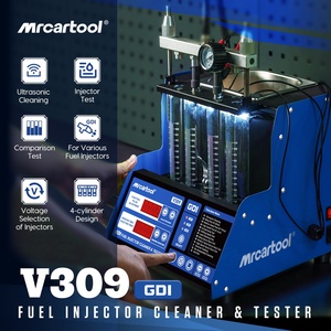 เครื่องมือทดสอบหัวฉีดน้ำมันเชื้อเพลิง MRCARTOOL V309 GDI เครื่องทำความสะอาดหัวฉีดแบบฉีดตรง 4 สูบ EFI FSI - Product Image 1