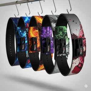 Cinturón de Levantamiento de Pesas Rexfit Sports Personalizado, Grueso, Ligero, Elástico, de Poliéster y Nailon, para Entrenamiento en Gimnasio - Product Image 4