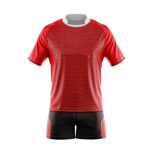 Ensemble maillot et short de rugby sur mesure, style moderne, design personnalisé, pour équipe de club, uniforme de rugby professionnel sublimé - Product Image 3