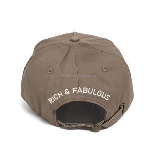 Casquette de baseball structurée avec logo brodé en 3D 5 panneaux de haute qualité pour hommes sur mesure Casquette de sport à l'arrière - Product Image 4