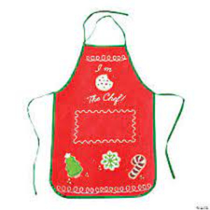 Tela de alta calidad impresa de alta calidad nueva Navidad personalizable delantal Eng - Product Image 1