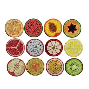 CRYSTAL CRAFT Adorable Posavasos Clásico de Cuentas de Vidrio Azul Marino con Diseño de Ojo Turco de 5mm, Accesorios de Cocina Ecológicos con Descuento - Product Image 1