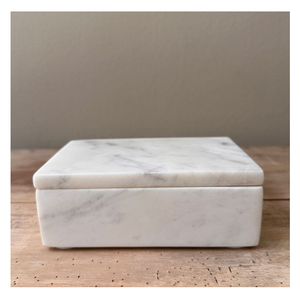 Boîte à bijoux en marbre, meilleur prix, organisateur d'objets en pierre, élégante boîte de rangement pour salle de bain - Product Image 5