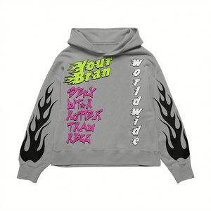 Ensemble de survêtements pour hommes prêts à porter, design personnalisé, ensemble sweat à capuche, survêtement patchwork, sweats imprimés, ensemble deux pièces pour hommes - Product Image 4