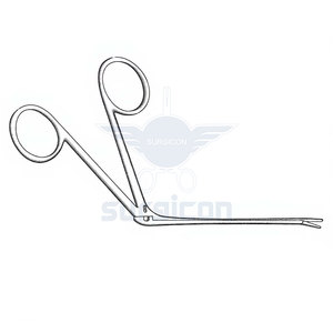   Pinzas para pólipos de oído, longitud del eje 8.5 cm (3-1/2 pulgadas), diámetro 3 mm, acero inoxidable, instrumento quirúrgico ORL para oído - Product Image 3