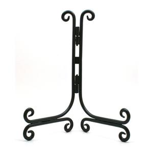 Caballete Metálico de Pie Grande Ajustable Negro Elegante para Exhibición de Pinturas y Decoración del Hogar - Product Image 1