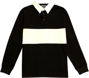 Camiseta de Rugby de Manga Corta para Hombre OEM, Corte Ajustado, 100% Algodón, Cuello Bordado, Secado Rápido, Formal - Product Image 2