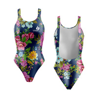 Maillot de bain une pièce personnalisé pour femmes grandes tailles, look sexy, imprimé floral, extensible dans quatre directions, en spandex et polyester