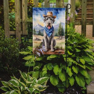 Irish Wolfhound Cowboy Bienvenido Jardín Bandera Multicolor Buzón Decorativo Patio Bandera Banner Patio Obra de arte para camas de flores Patio - Product Image 2