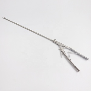 Laparoscopic Instruments Straight Curved Laparoscopy Needle Holder <b>Driver</b> Laparoscopic Needle Holder <b>SET</b> BY DENTRIC IMPLANTS - Product Image 3