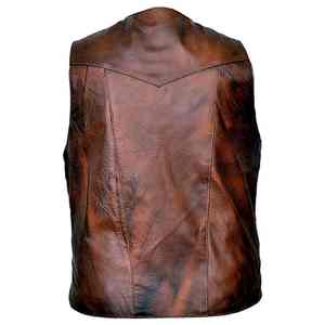 Gilet en cuir pour homme, confortable, respirant, chaud pour l'hiver, prix de gros, design unique, vêtements de sport - Product Image 5