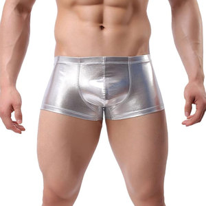 Ropa interior de cuero genuino de primera calidad para hombre, calzoncillos sexys de piel de oveja, calzoncillos de cuero 100% real, ropa interior de cuero para hombre de alta calidad - Product Image 1