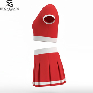 Fashion Athletic <b>Cheerleader</b> Costume for Women with Sequin Embellishments Custom Colors and OEM Manufacturing Supplier 2026 - Product Image 2