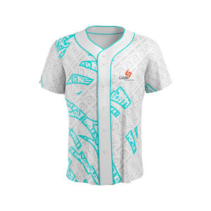 Camisetas de Béisbol Unisex para Adultos, Manga Corta, Estampado 3D en Relieve, Transpirables, Antibacterianas, 220g, Poliéster, Uniformes para Equipos de Béisbol - Product Image 2