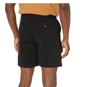 Shorts Bermuda Vintage Vert Uni en Coton pour Homme avec Cordon de Serrage et Poches, Style Décontracté, Coupe Mi-Haute - Product Image 2