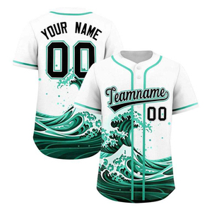 เสื้อเบสบอลสีเหลืองเทา ลายบล็อกสี  พร้อมชื่อทีม 00 พิมพ์ลายสกรีน  แบบยูนิเซ็กส์ แขนสั้น ทรงปกติ สำหรับผู้ใหญ่ - Product Image 6