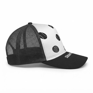 Gorra de béisbol unisex deportiva de malla con patrón personalizado, gorra trucker con logo bordado personalizado, snapback ajustable, sombrero casual para el sol, OEM de fábrica - Product Image 4