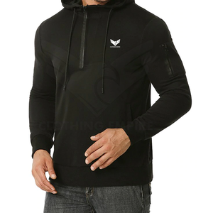 Sweats à capuche uni en coton et molleton personnalisés pour hommes Meilleur produit fabriqué au Pakistan Sweats à capuche à prix réduit pour hommes printemps et automne - Product Image 1
