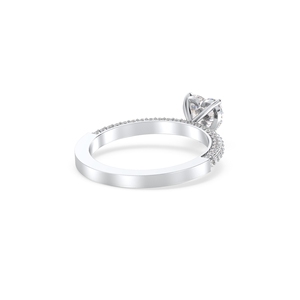 Bagues de fiançailles REYES exclusives en argent sterling 925, forme cœur, 1,42 carat, moissanite, pour femmes, prix de gros d'usine, bijoux - Product Image 4