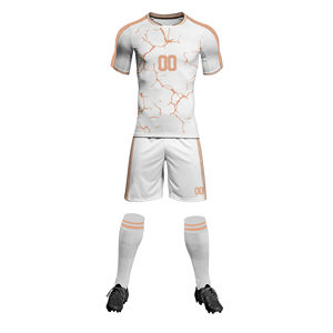 Custom <b>Soccer</b> Jersey Set Football Uniform Kit Unisex Team Training Match Wear Breathable Quick Dry Short Front Custom Spring - Product Image 1