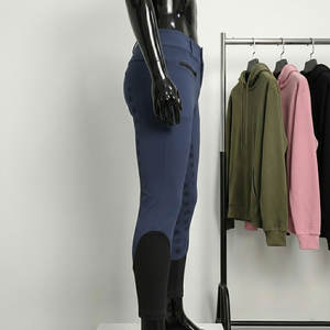 Pantalones de Montar a Caballo Antideslizantes Personalizados de Fábrica, Leggings Ecuestres Deportivos para Mujer con Bolsillos para Teléfono - Product Image 2