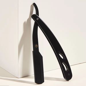 Morje Surgical Stainless Steel Folding Straight <b>Razor</b> Single Blade Shaving Knife for Men Grooming Salon Use - Product Image 4