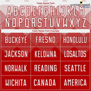 Maillot de football personnalisé rouge et blanc par sublimation – Prix de gros, logo personnalisé, pas cher, unisexe, vierge, en maille respirante, manches courtes - Product Image 5