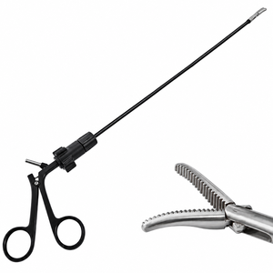 Pince dissection incurvée Maryland 330 mm en acier inoxydable, instrument chirurgical laparoscopique pour interventions de précision - Product Image 3