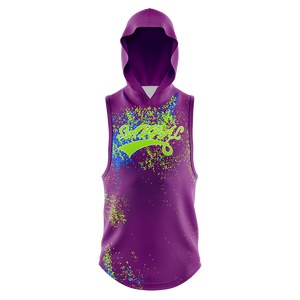 Hoodie sans manches pour homme de haute qualité, en coton, coupe classique, doux, léger, respirant, broderie 3D, hoodies sans manches pour homme - Product Image 1