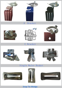 Anclajes de pared para encofrado de hormigón y madera contrachapada, tipo Snap Tie Wedge - Product Image 4