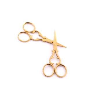 Professional Stainless Steel Grooming Scissors for Personal Care Custom Logo Facial Hair <b>Removal</b> and Eyelash <b>Trimming</b> Scissors - Product Image 4