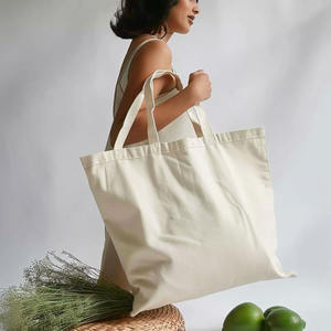 Bolsa de Lona con Logotipo Personalizado y Patrón de Letras, con Asa para el Hombro, Resistente, Reutilizable para Compras, Uso Diario y Viajes - Product Image 3