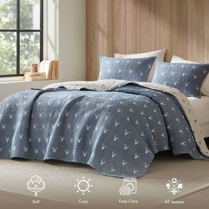 3-Piece <b>King</b>/Cal <b>King</b> <b>Bedspread</b> & Coverlet Set - Product Image 4
