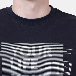 เสื้อสเวตเชิ้ตผู้ชายทรงปกติ ผ้าฝ้ายฟลีซ 100% ระบายอากาศได้ดี แห้งเร็ว เป็นมิตรกับสิ่งแวดล้อม สีพื้น ผลิตในปากีสถาน - Product Image 5